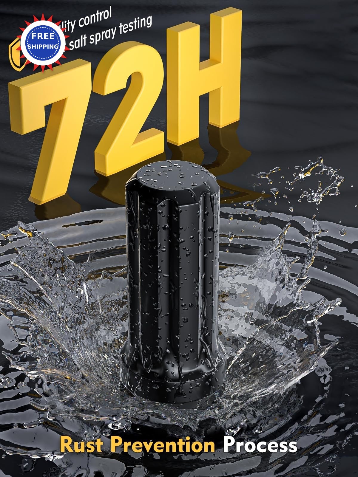MIKKUPPA M14x15 Wheel Lug Nut 32pcs Black Compatible with Chevy Silverado 1500