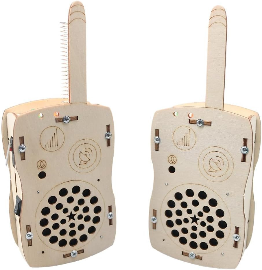 STEM Toys for Age 6-8-13 Crafts Kits Building Your Own Walkie Talkies for Kids B