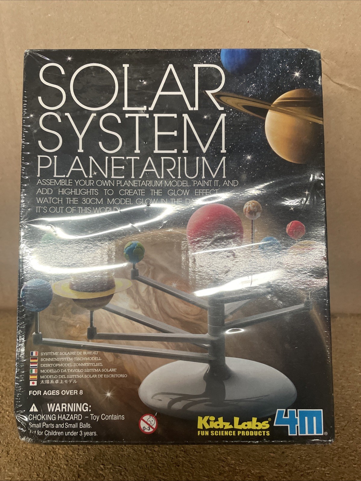 Solar System Planetarium Model Kit Kidz Labs 4M Ages 8+ Science Learning Tool