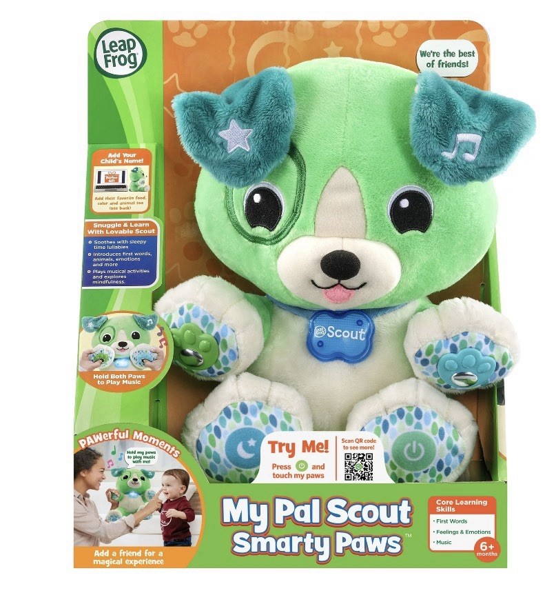 LeapFrog My Pal Scout Smarty Paws Puppy – 6 to 36 months Learning NEW