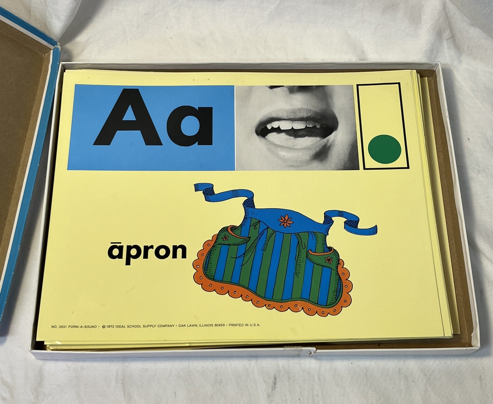 Vintage Ideal Form-A-Sound Phonic Cards 1972 Homeschool Education