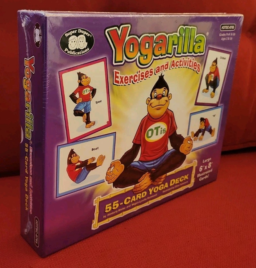 Yogarilla Exercises and Activities Yoga 55 Card Deck Occupational Therapy NEW