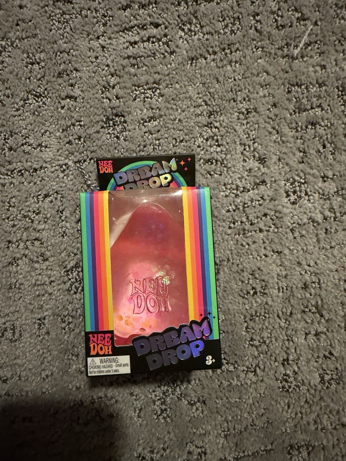 Nee Doh Dream Drop Sensory Squeeze Toy Pink