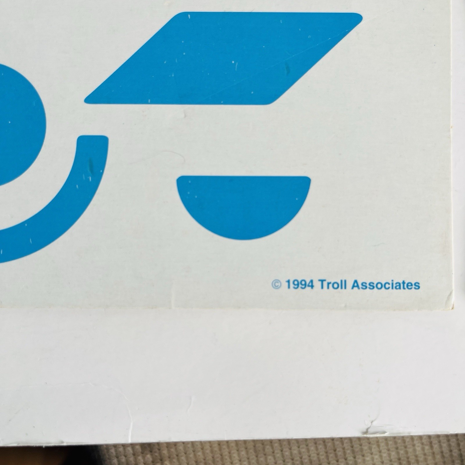 Vintage Troll Associates Tangram Pattern Cards Lot 18 Math 1994 Thin Cardboard