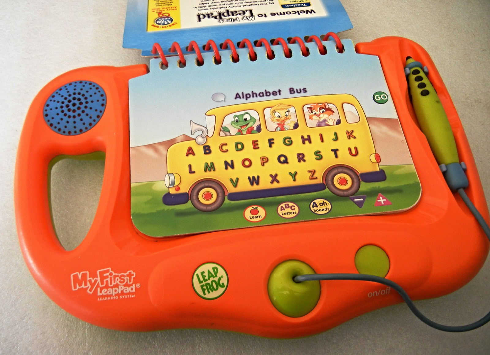 LeapFrog My First LeapPad Orange System + Dora Explorer + Thomas Calling All