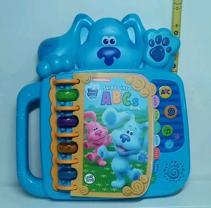 LeapFrog Blues Clues and You! Skidoo Into ABCs Book for Kids Blue 💙 Or Pink 🩷