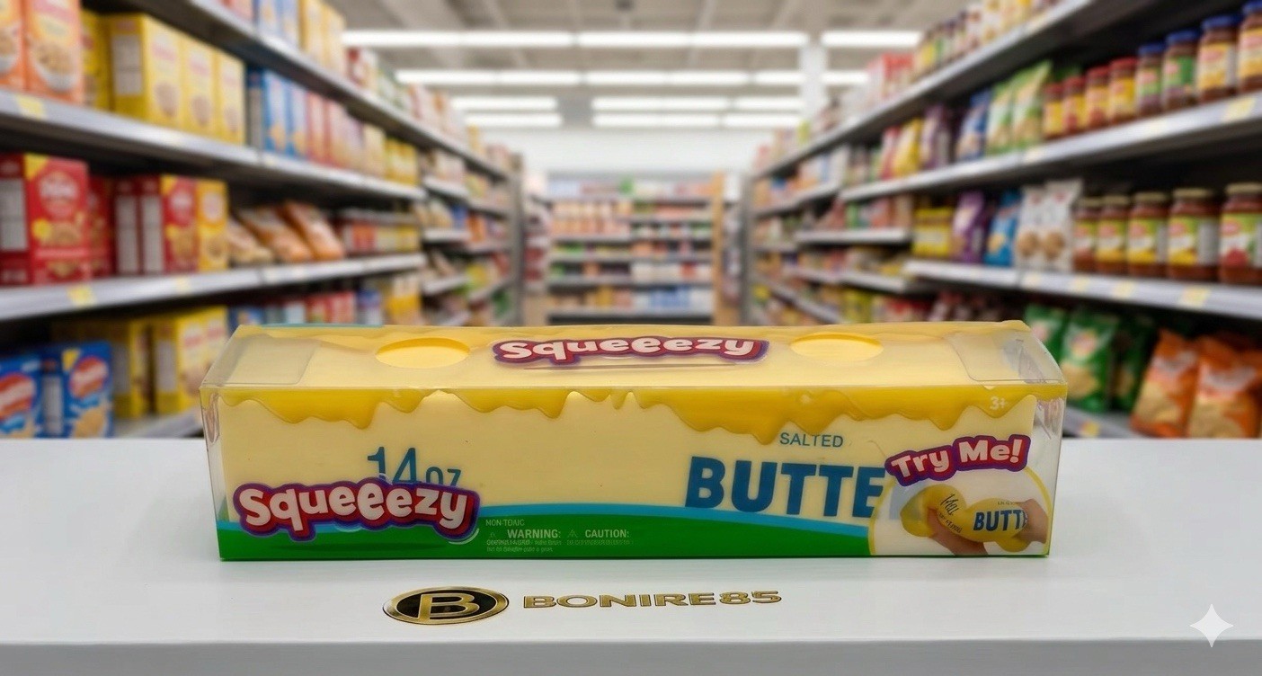 Sunny Days Squeezy Butter – Tiktok Viral Sensory Stress Relief Squeeze Toy 🧈