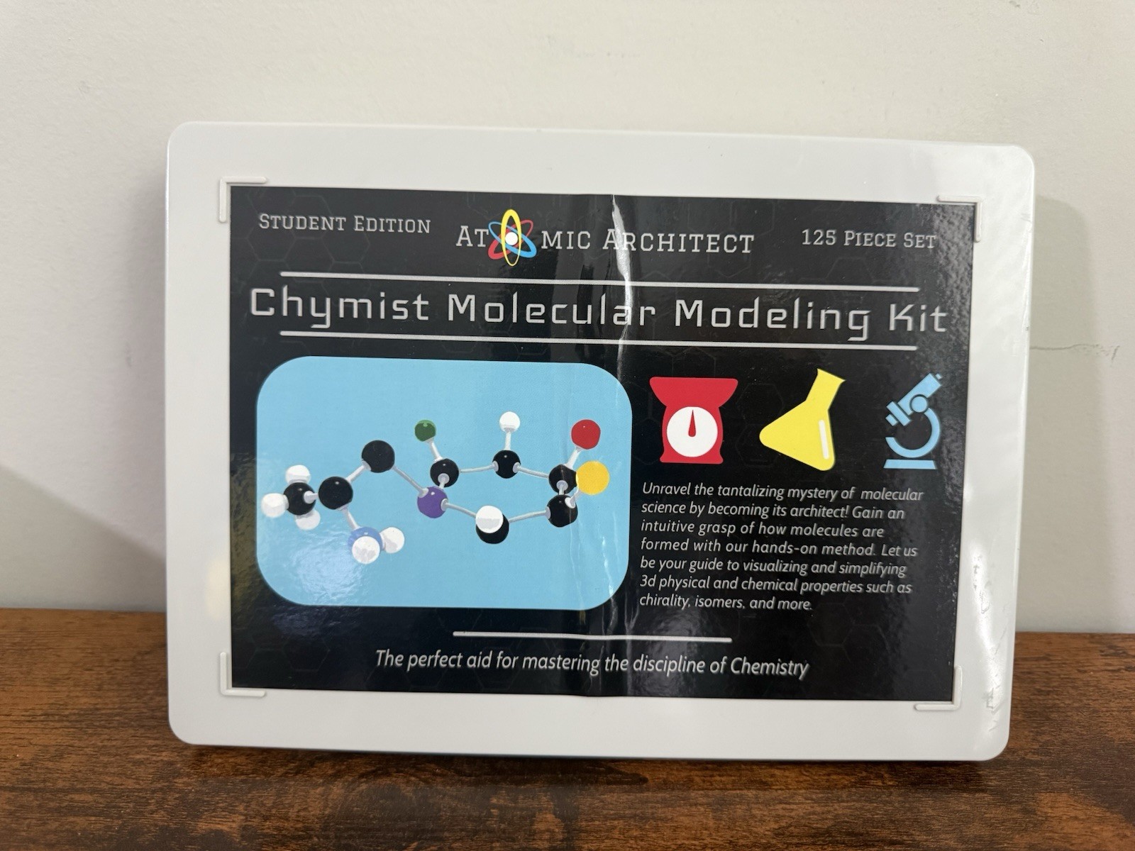 Atomic Architect Molecular Modeling Kit 125 Piece Set Complete