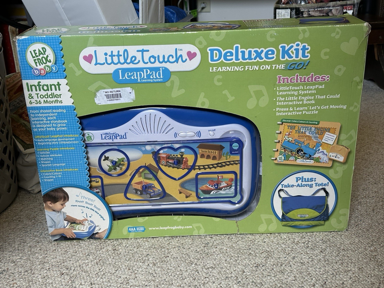 2005 Little Touch LeapPad LeapFrog Infant Toddler Deluxe Kit NEW IN BOX HTF VTG