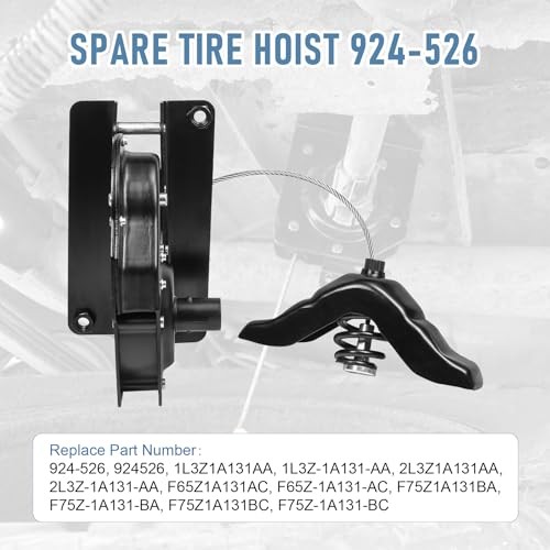 JDMSPEED Spare Tire Hoist Winch Carrier 924-526 Replacement for Ford F150