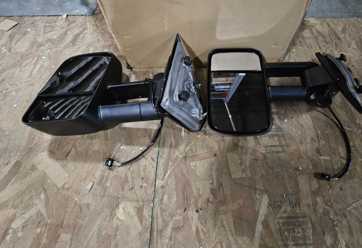 (QTY 2) Tow Mirrors CETMTM-0208 For 2014-2018 Silverado Sierra 1500, 2015-2018