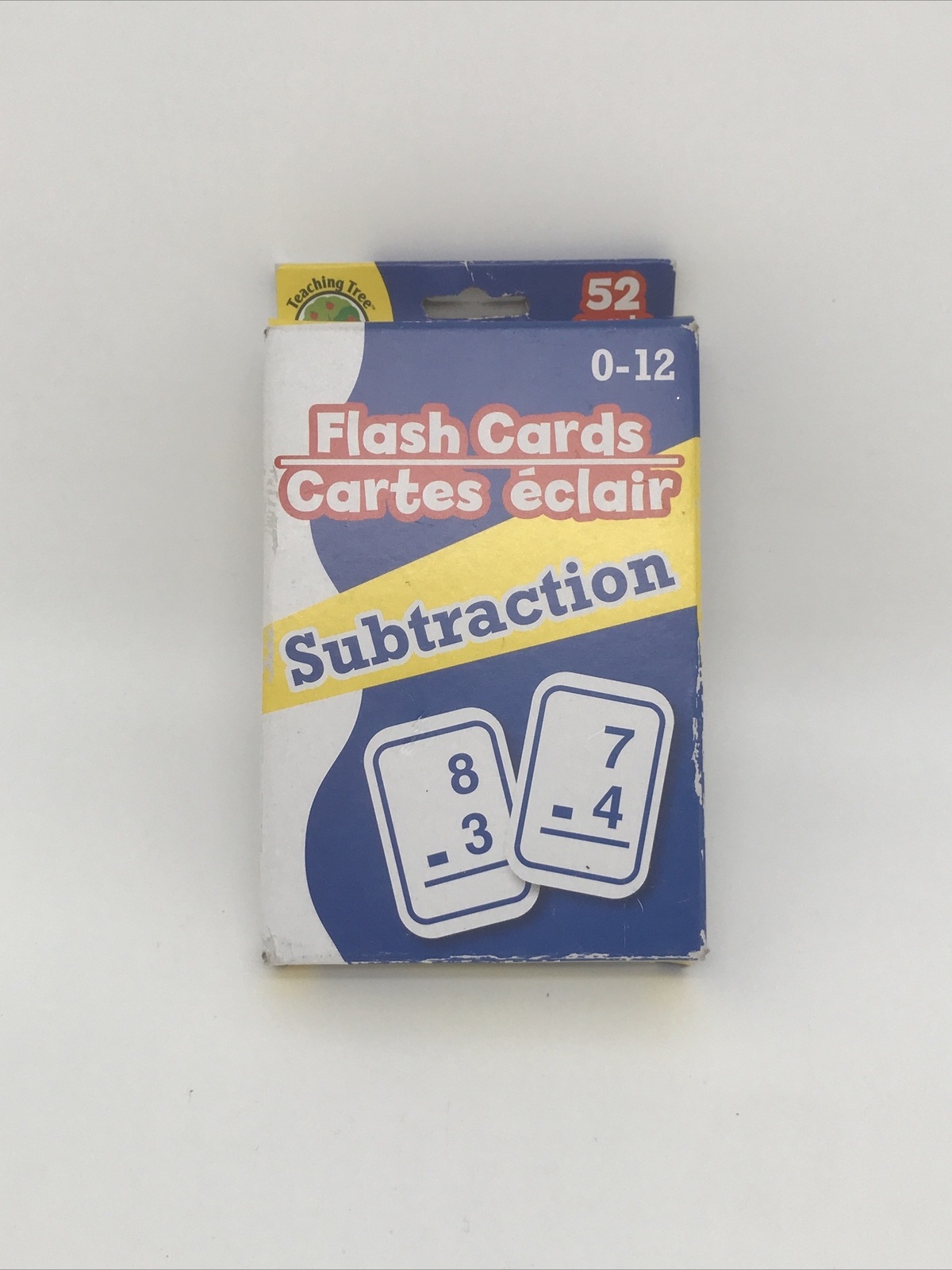 Teaching Tree Subtraction Flash Cards Pack of 52 cards – Used Card Complete…53