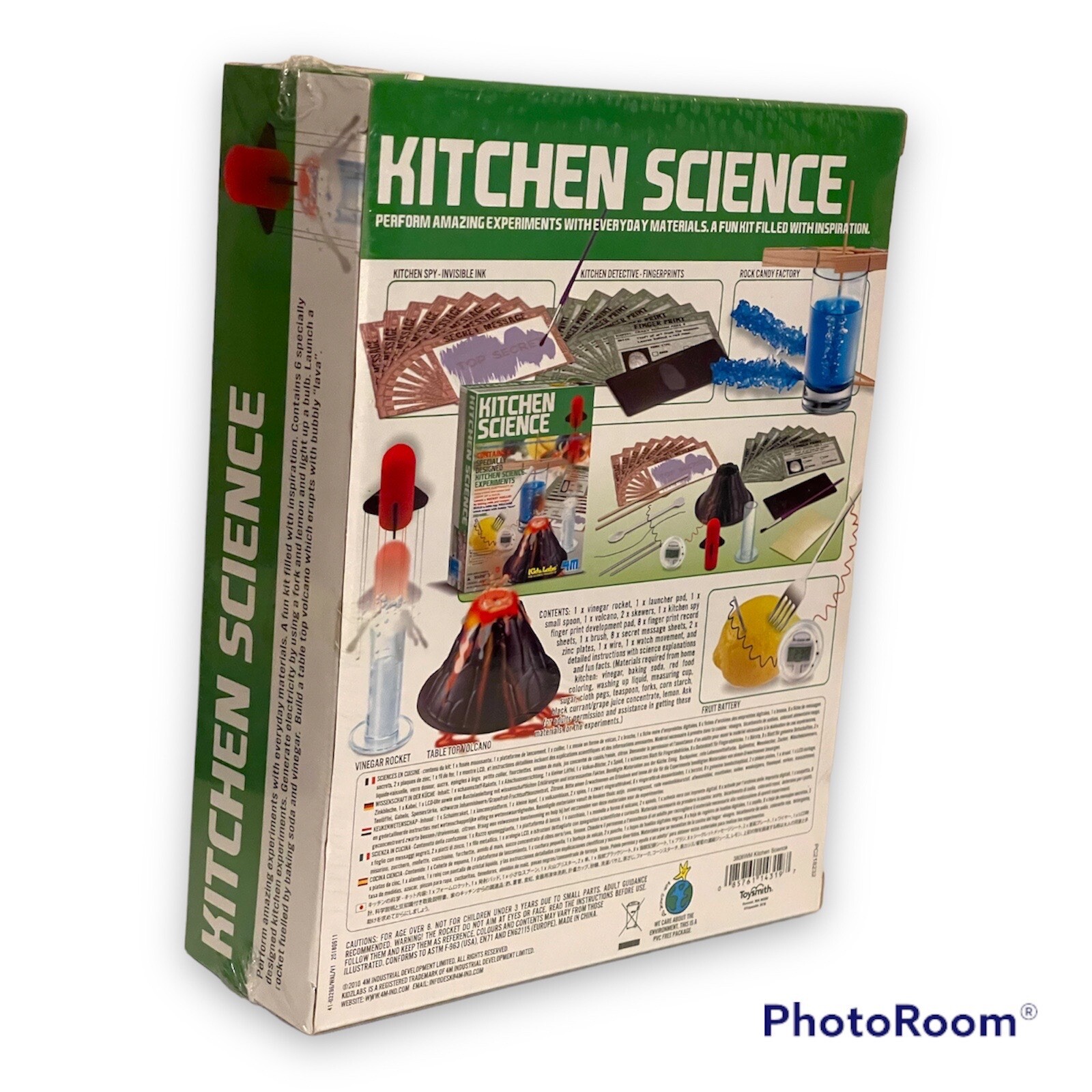 Kitchen Science Experiments (6 ct) Volcano Rocket Electricity Candy 3M KidzLabs
