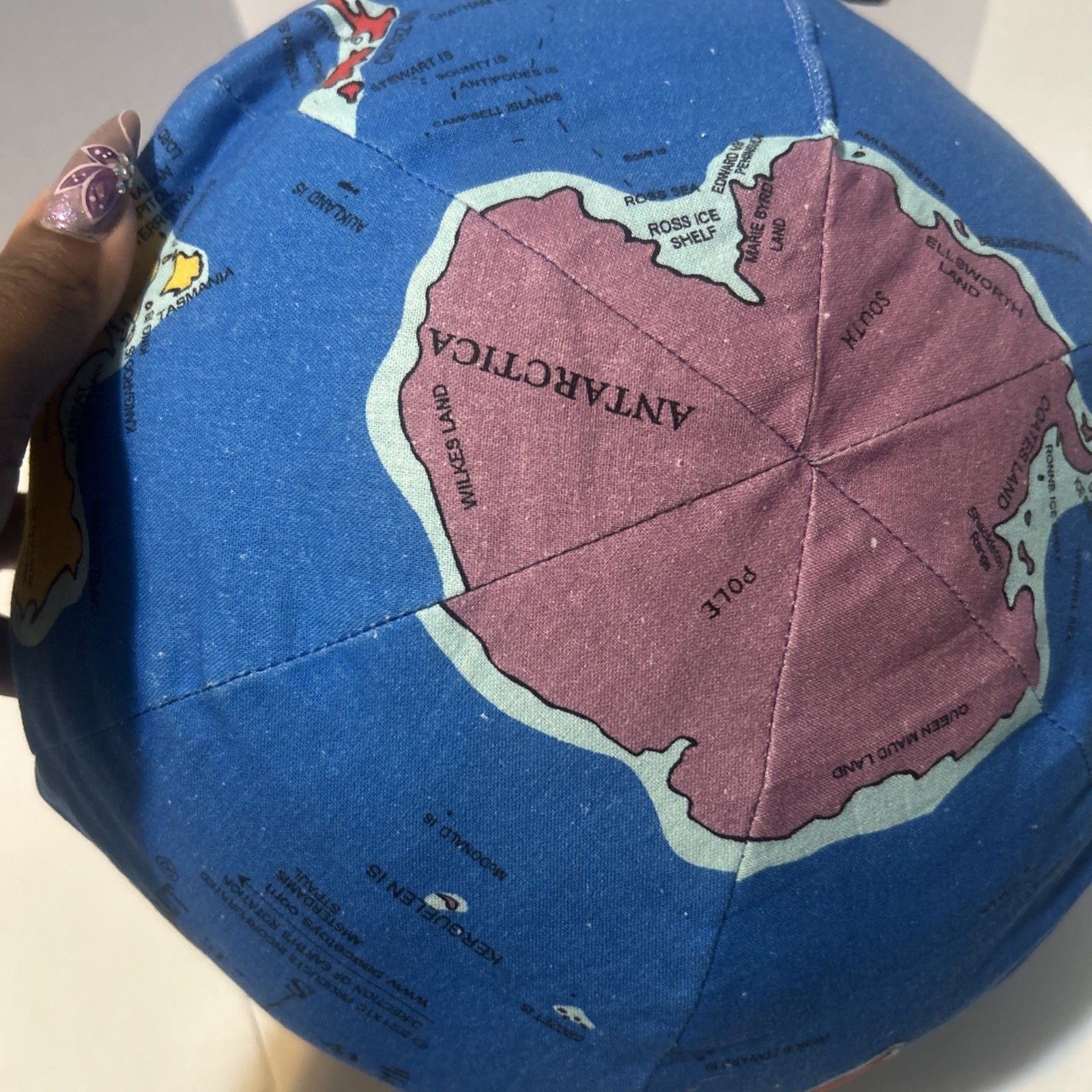 Hugg-A-Planet Classic Political Earth Plush Inflatable Globe Toy