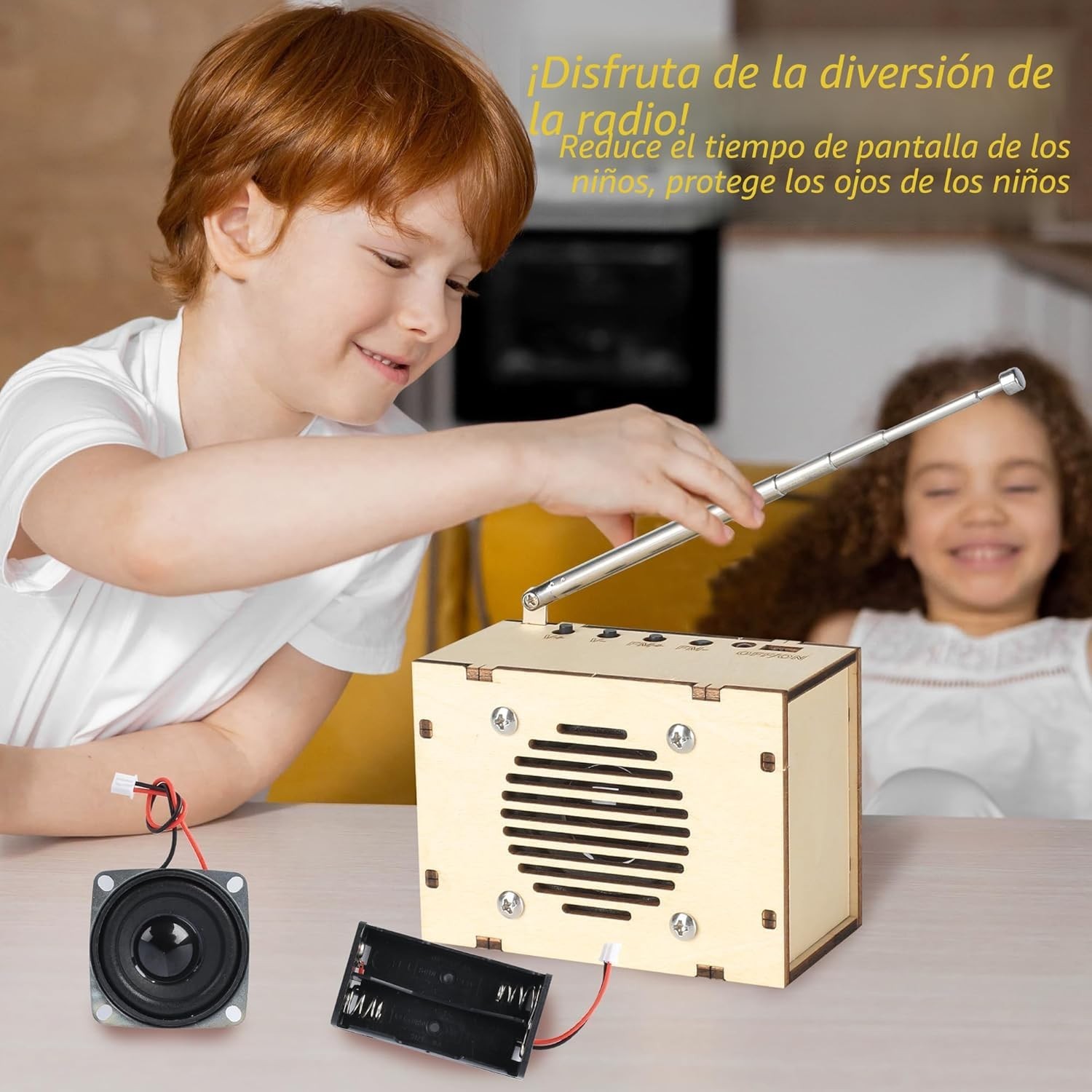 STEM FM Radio Kit for Kids 8-12 DIY Electronic Circuit Science Toy Gift
