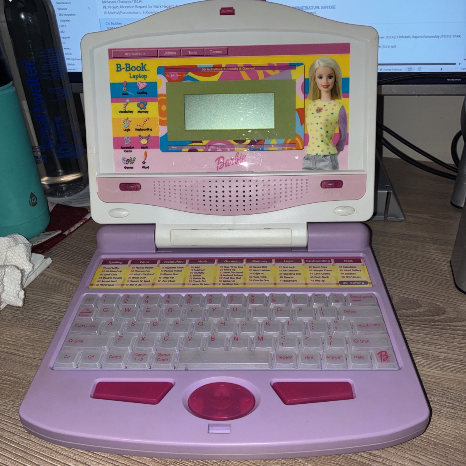 Mattel Barbie B-Book Laptop Vintage