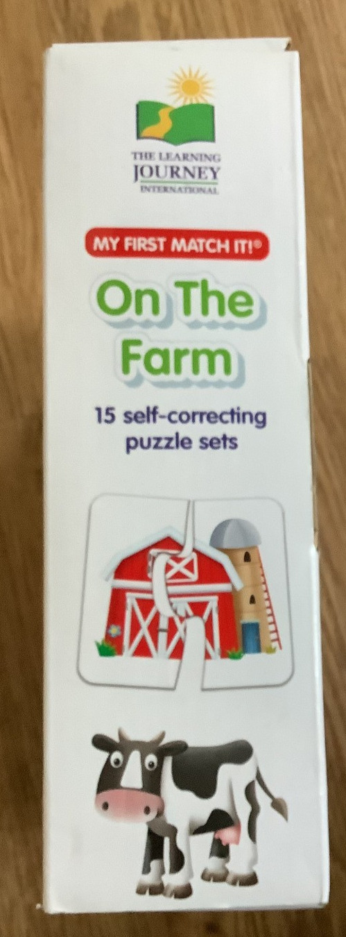 The Learning Journey My First Match It! On the Farm