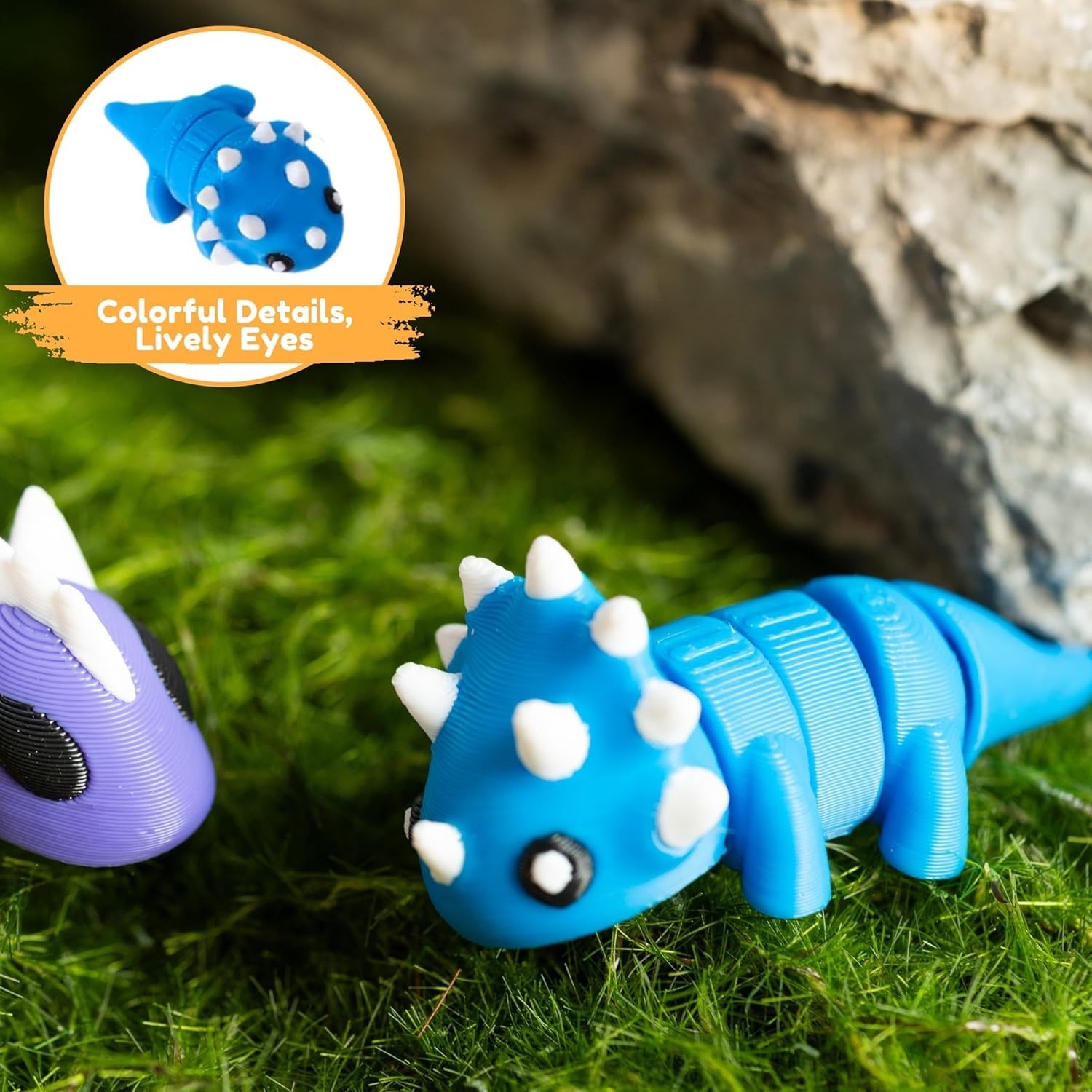 Articulated Mini Animals – 35 Pcs Fidget Toys for Imaginative Play & Rewards