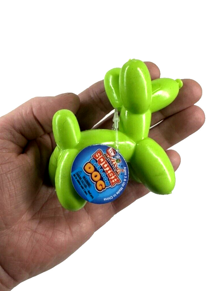 1 BALLOON DOG Squish Stretch Sensory Stress Squeeze Fidget Toy
