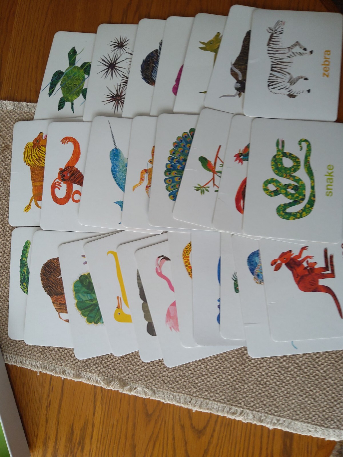 Eric Carle Animal Flash Cards ABCs