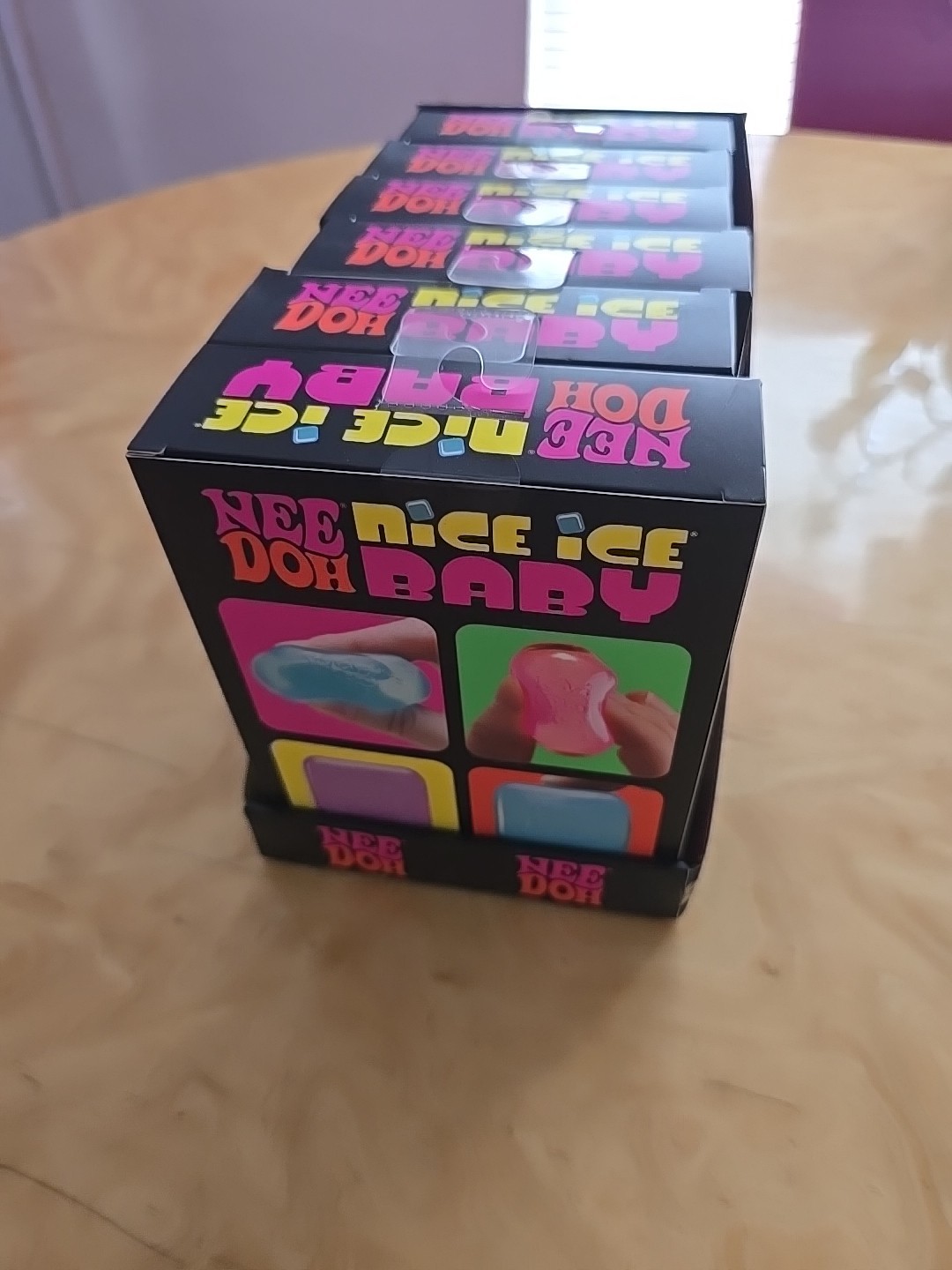 Nee Doh Nice Ice Baby 4 Pack Lot of 6 with Display Box