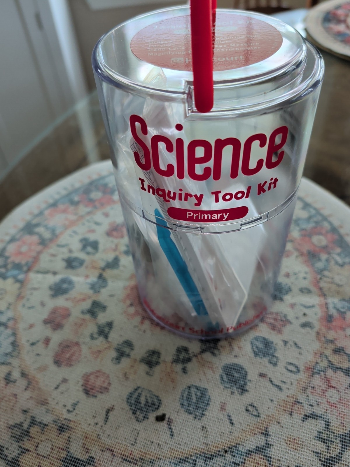 Harcourt Primary Science Tool Kit Dropper Forceps Hand Lens Magnifying Box etc