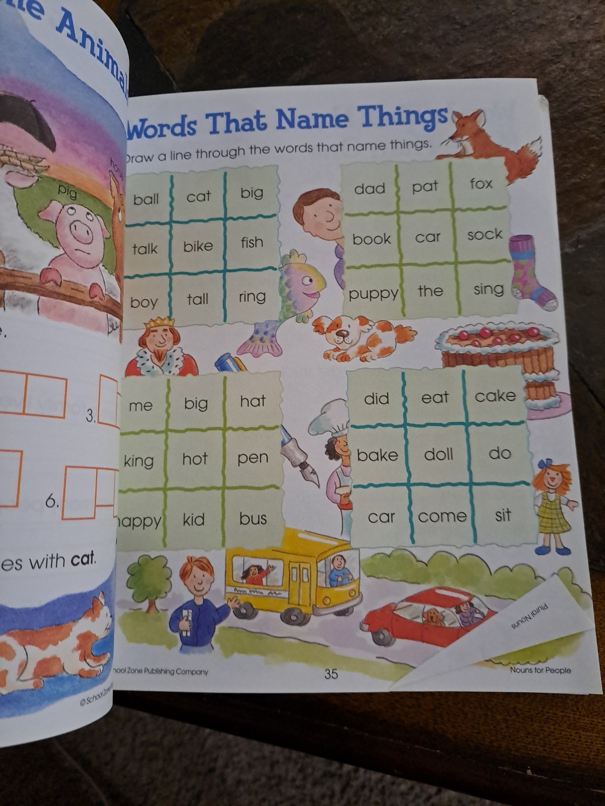 «Big First Grade Workbook»School Zone Publishing Co.320 Pages.New-2 Pages loose