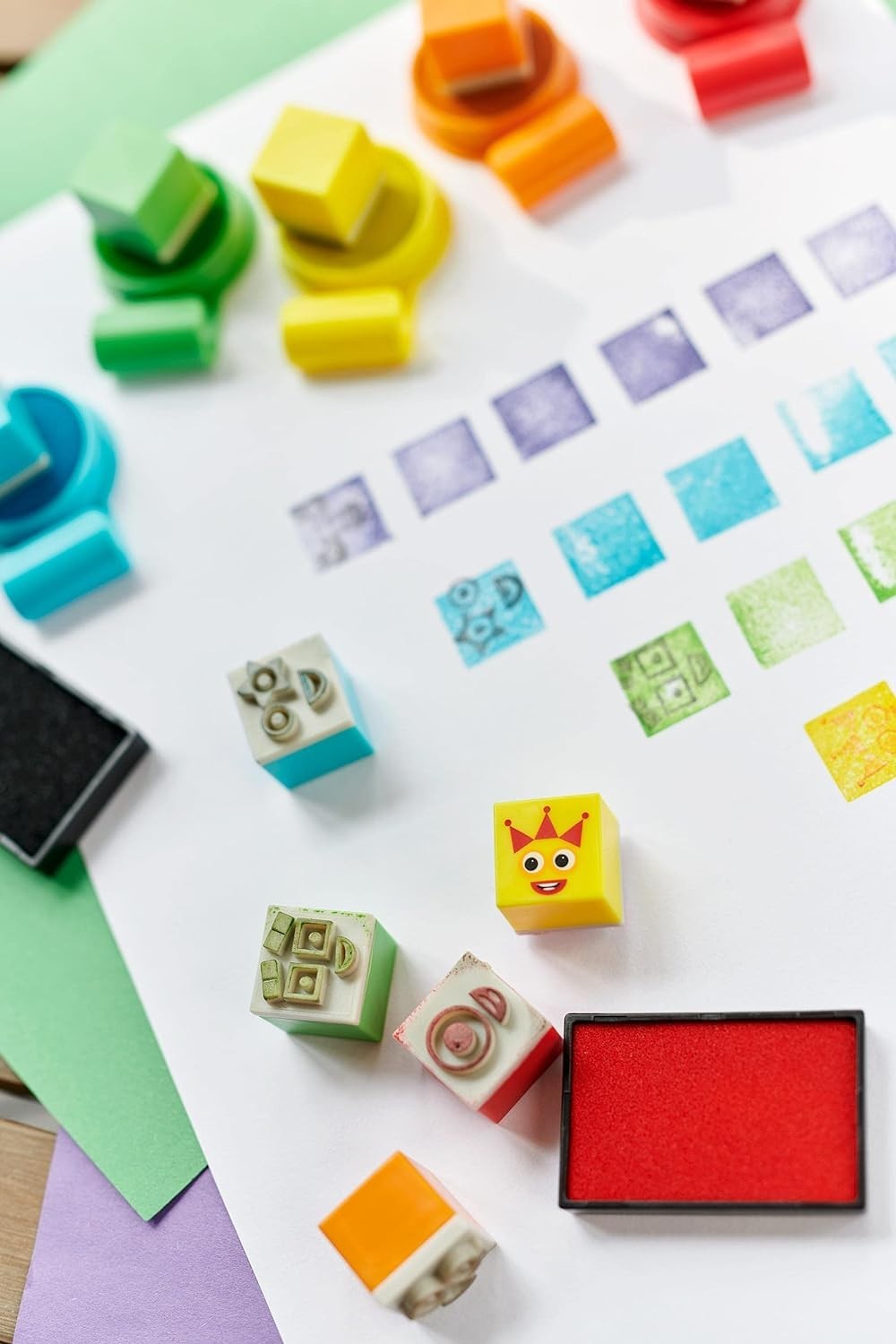 Fun Numberblocks Stamp Activity Set for Kids: 20 Stamps for Creative Learning