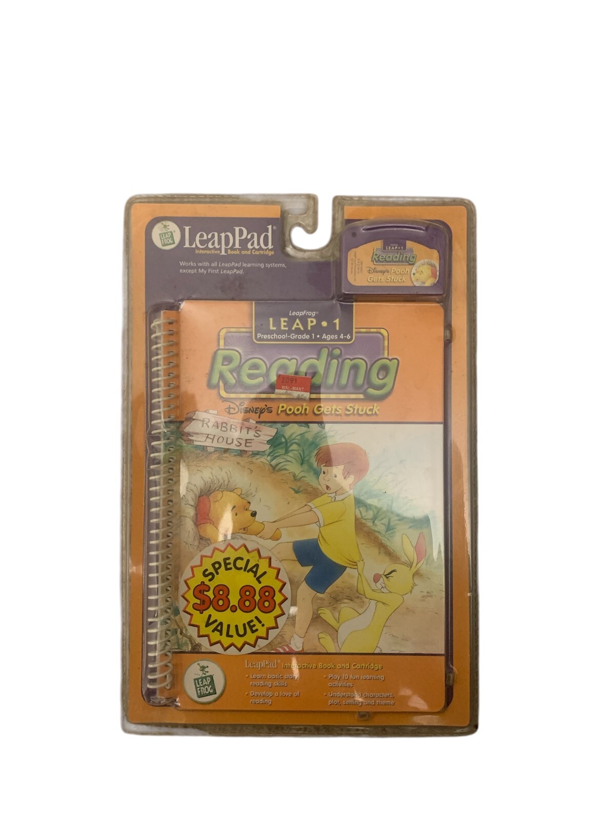 68 Leap Pad Leap 1 Pad READING Walt Disney’s POOH GETS STUCK Preschool-1st grade