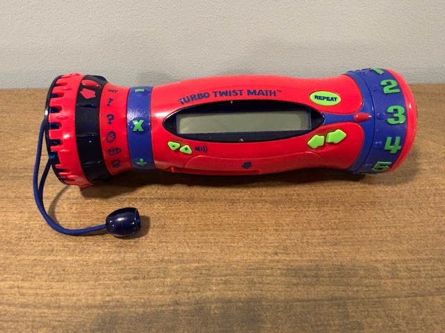 Vintage LeapFrog Turbo Twist Math Electronic Learning Game Toy Tested Works
