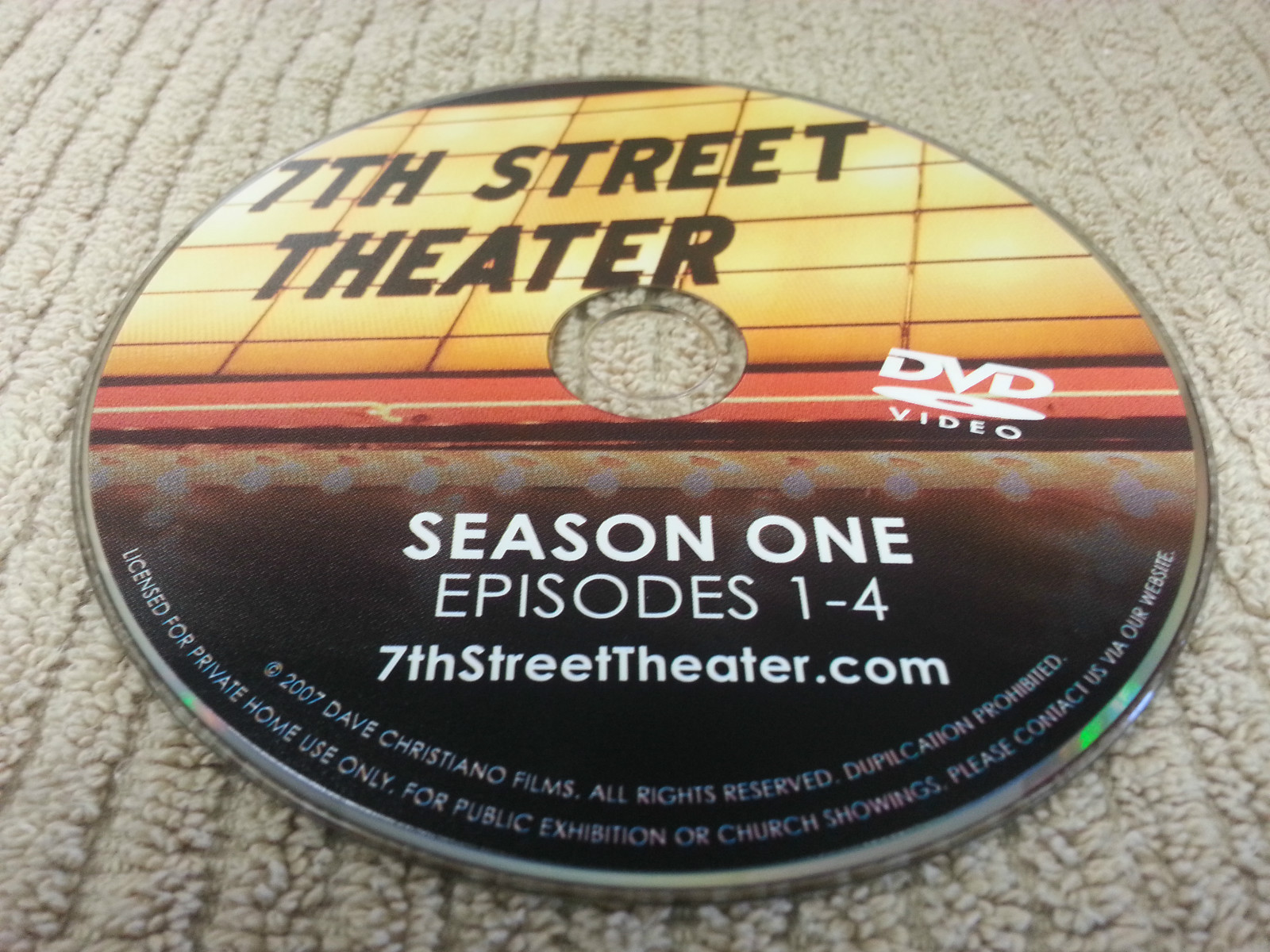 7TH STREET THEATER – SEASON ONE (1) EPISODES 1-4 – DVD – Free Shipping!!