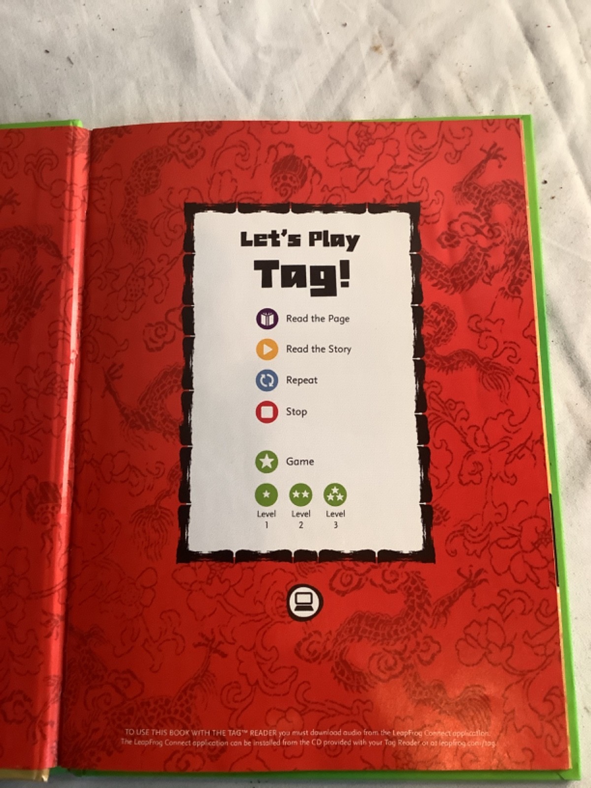 Kung Fu Panda Po’s Tasty Training Leap Frog Tag Book Hardcover Interactive