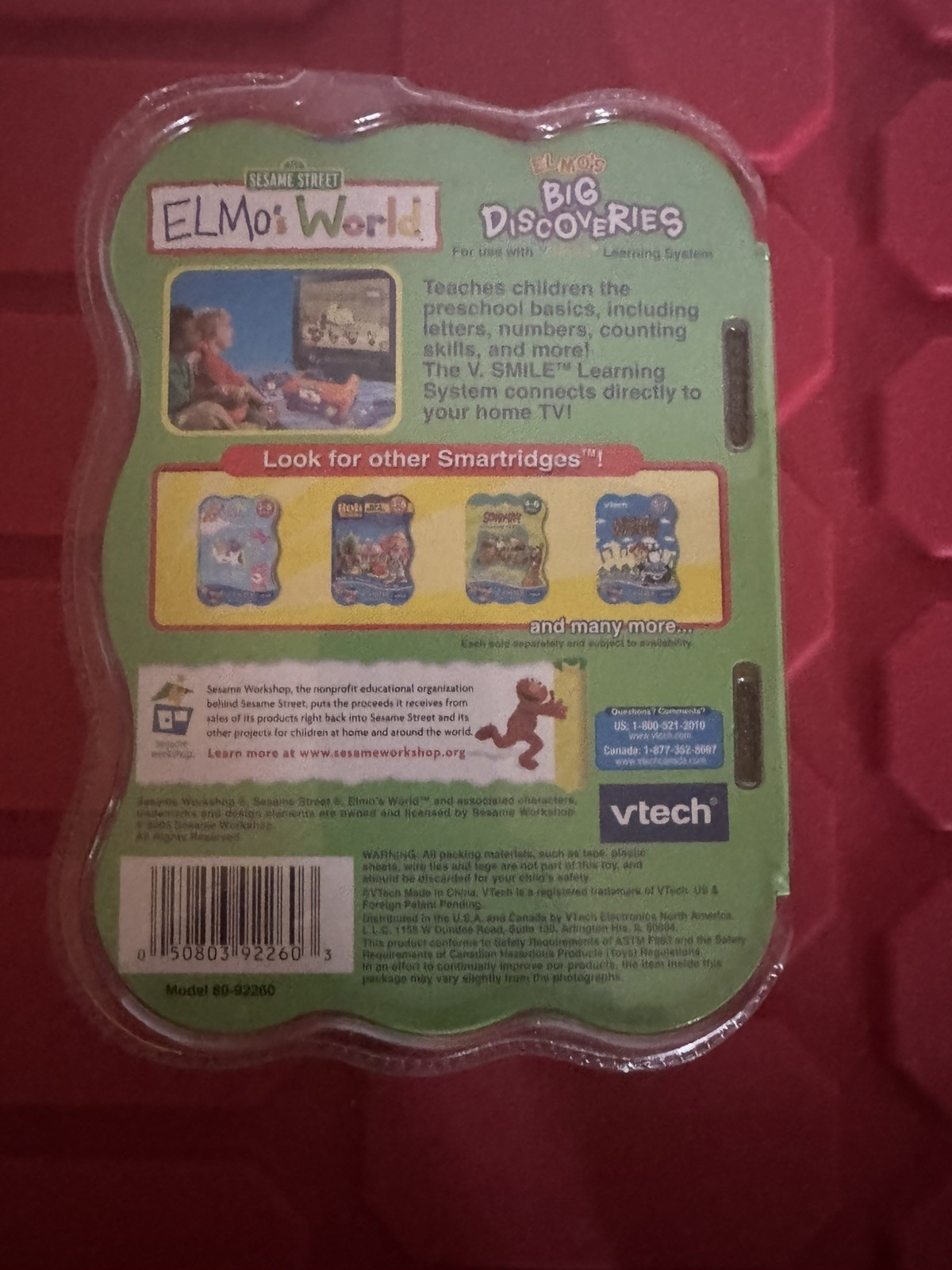 VTech V-Smile Smartridge Elmos World New In Package
