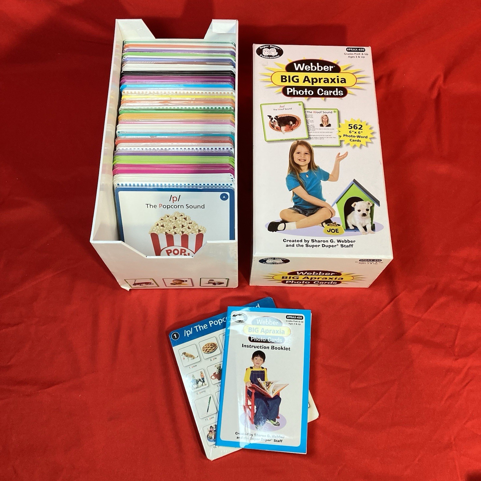 Super Duper Webber Big Apraxia Photo Cards Set / 562 Cards / Some Sealed