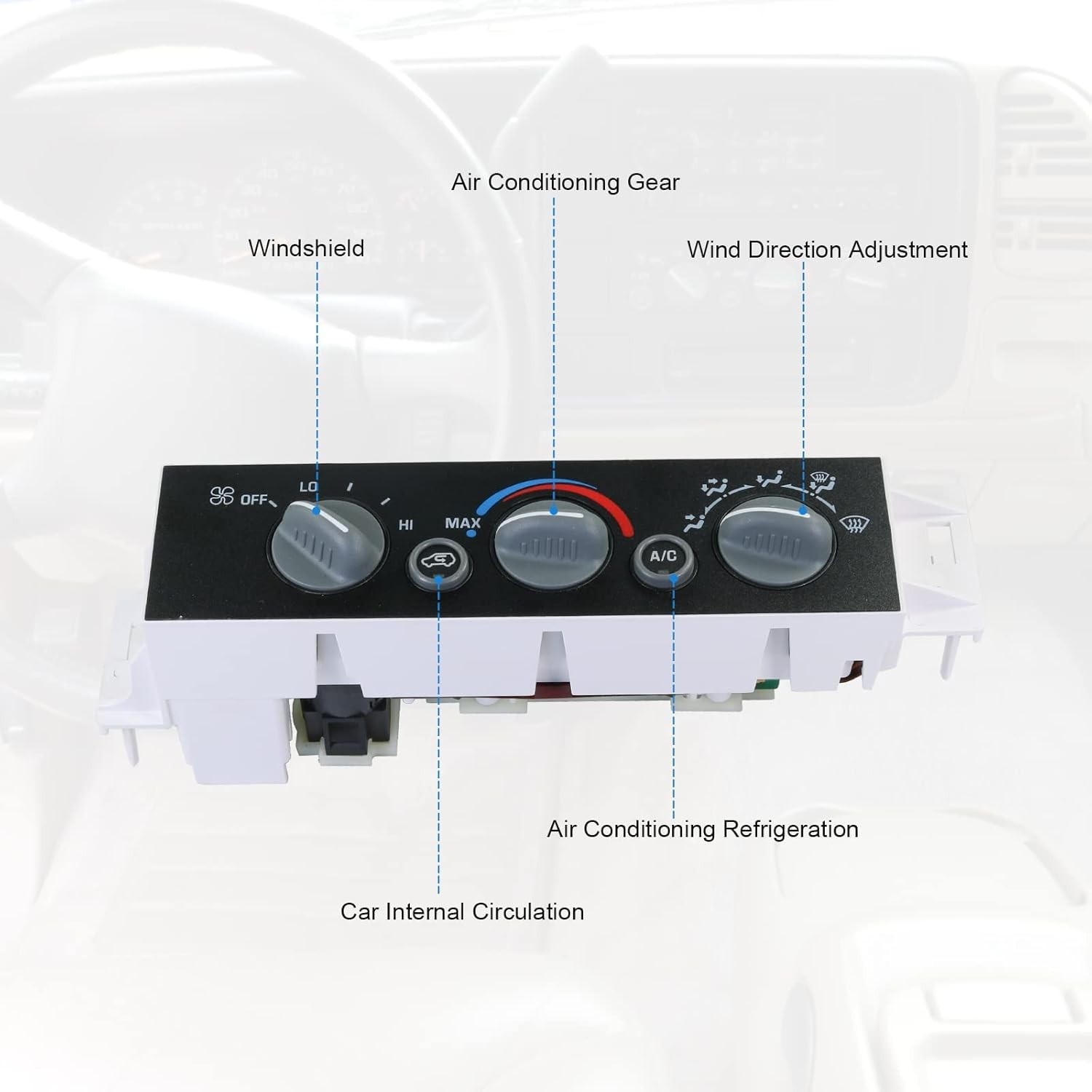 AC Heater Panel Climate Control Module Switch for Chevy GMC C1500 C2500 C3500