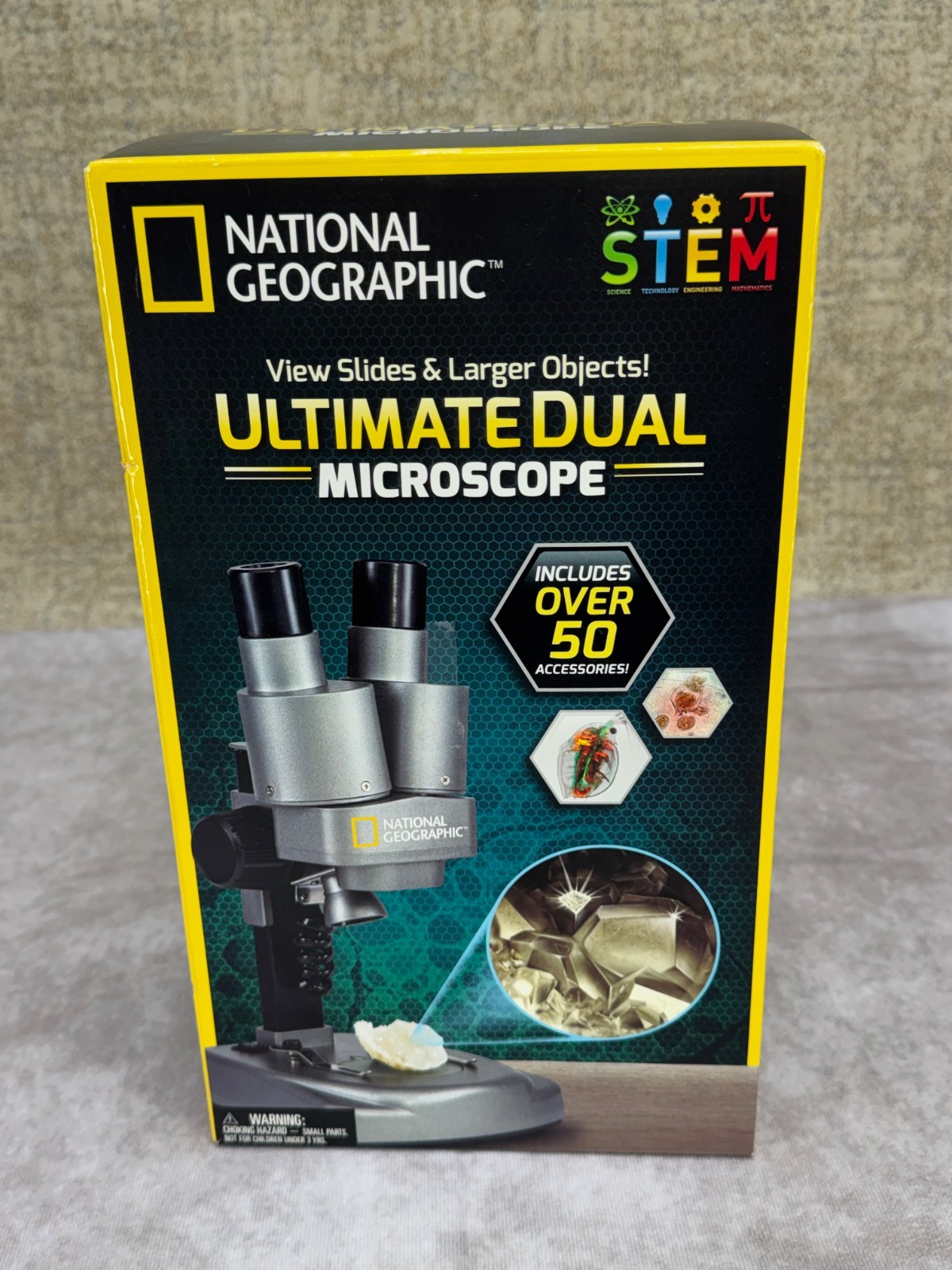 National Geographic STEM Ultimate Dual Microscope Kit 50+ Accessories
