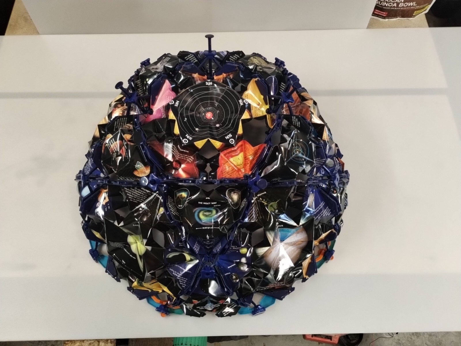 Hoberman Space Discover 3D Dome Personal Planetarium STEM Science Fun Collapsibl