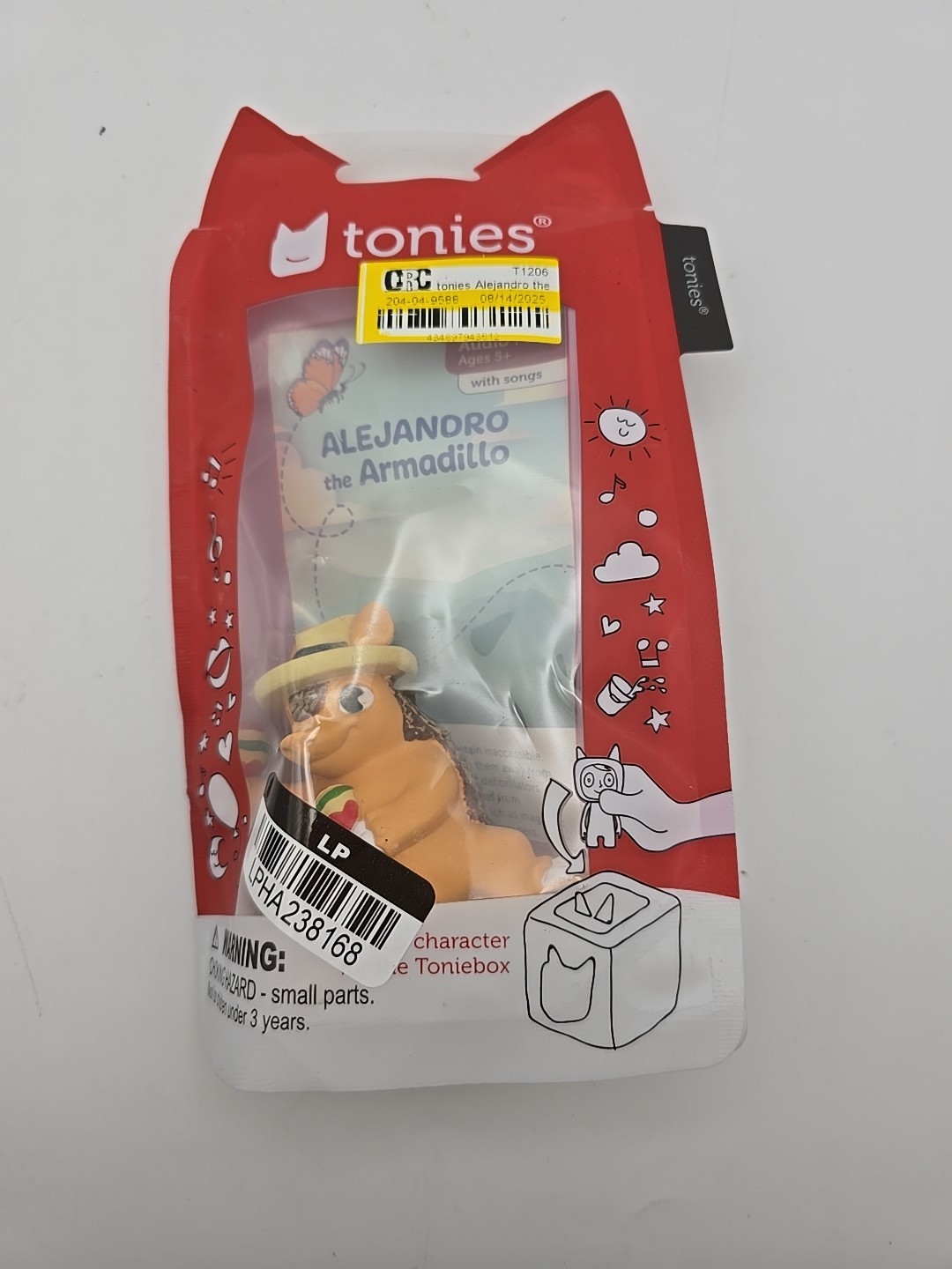 Tonies «Alejandro The Armadillo» Audio Character For The Toniebox NEW