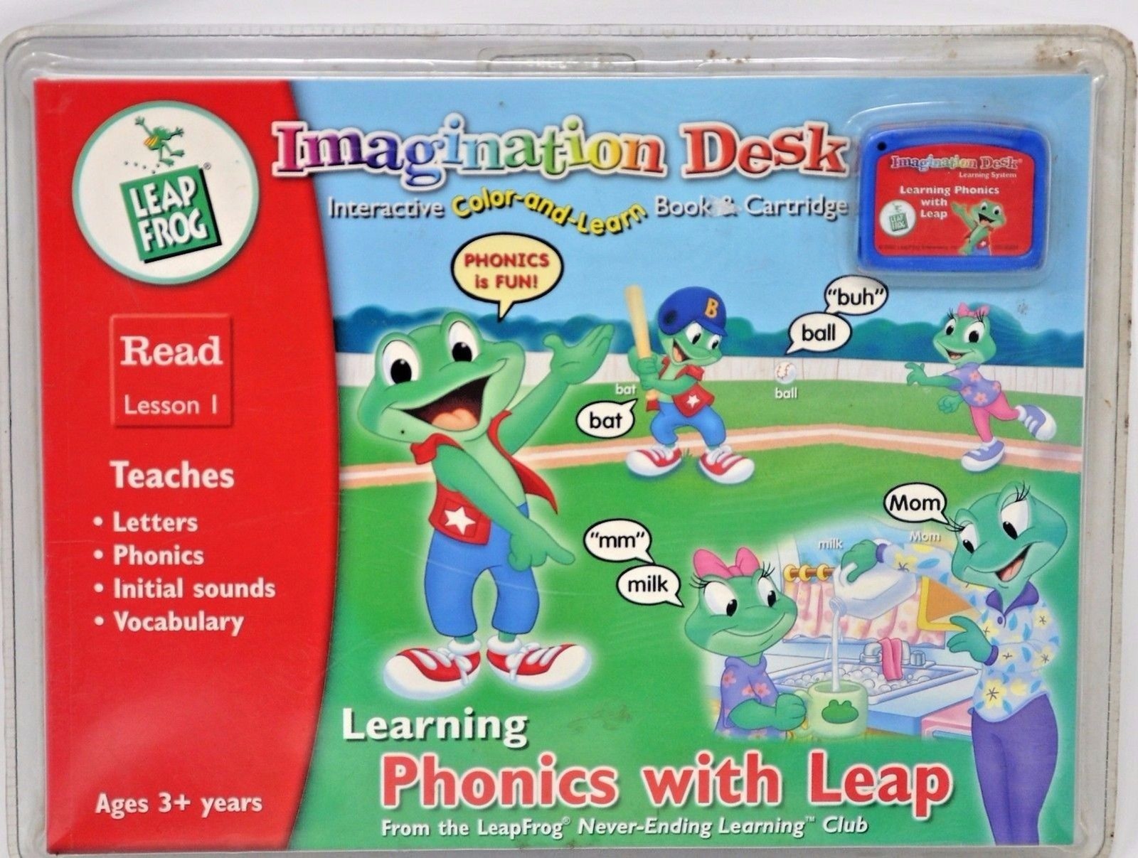 Leap Frog Imagination Desk Learning Phonics with Leap READ Lesson 1