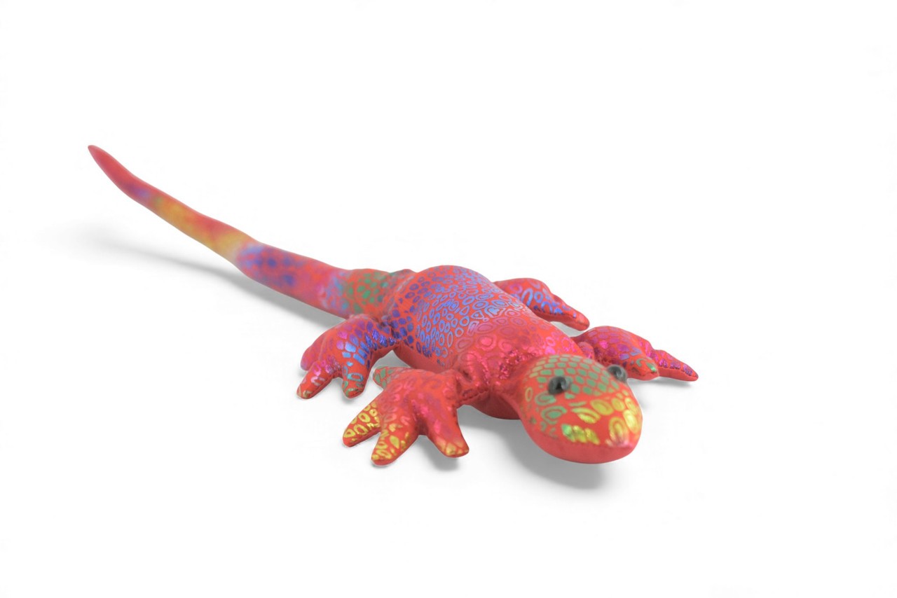 Lizard, Red, Handmade In Thailand, Sand Creatures Bean Bag Toy, 16 Inches