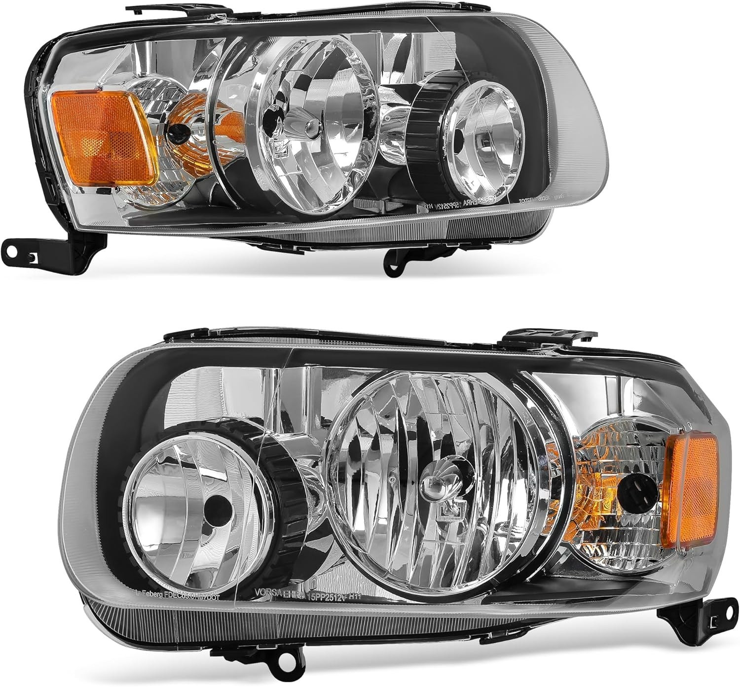 Headlight Assembly Compatible with 2005 2006 2007 Ford Escape Headlamp Replacem