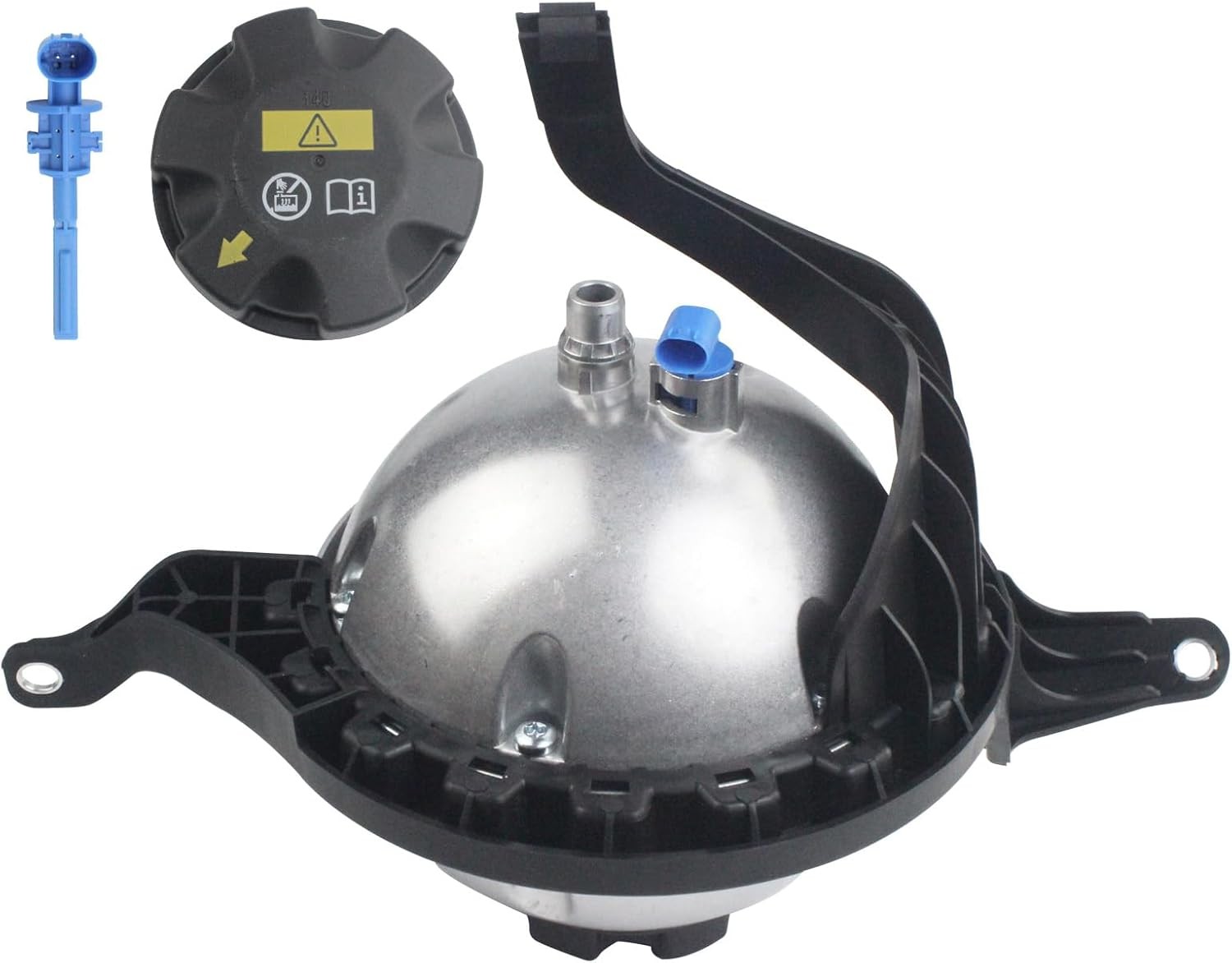 Upgrade Aluminium Coolant Recovery Overflow Reservoir Tank with Sensor & Bracket