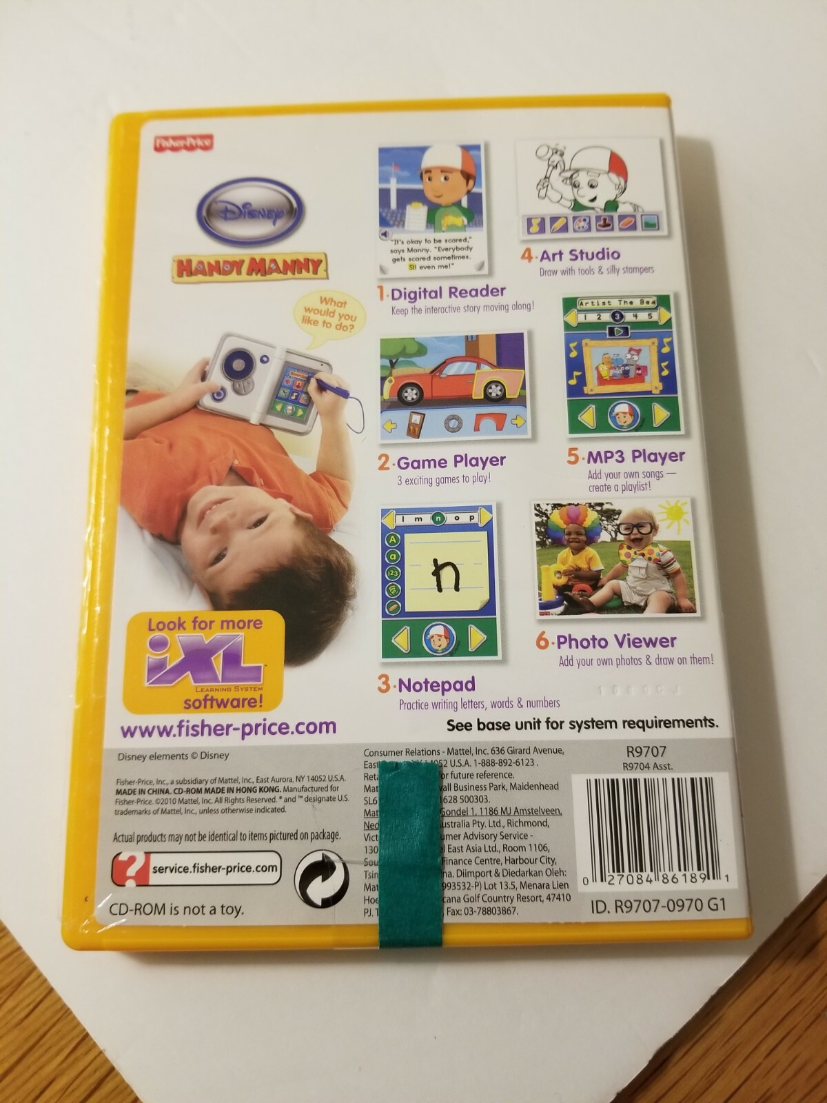 IXL..TOY STORY AND HANDY MANNY. EXCELLENT CONDITION