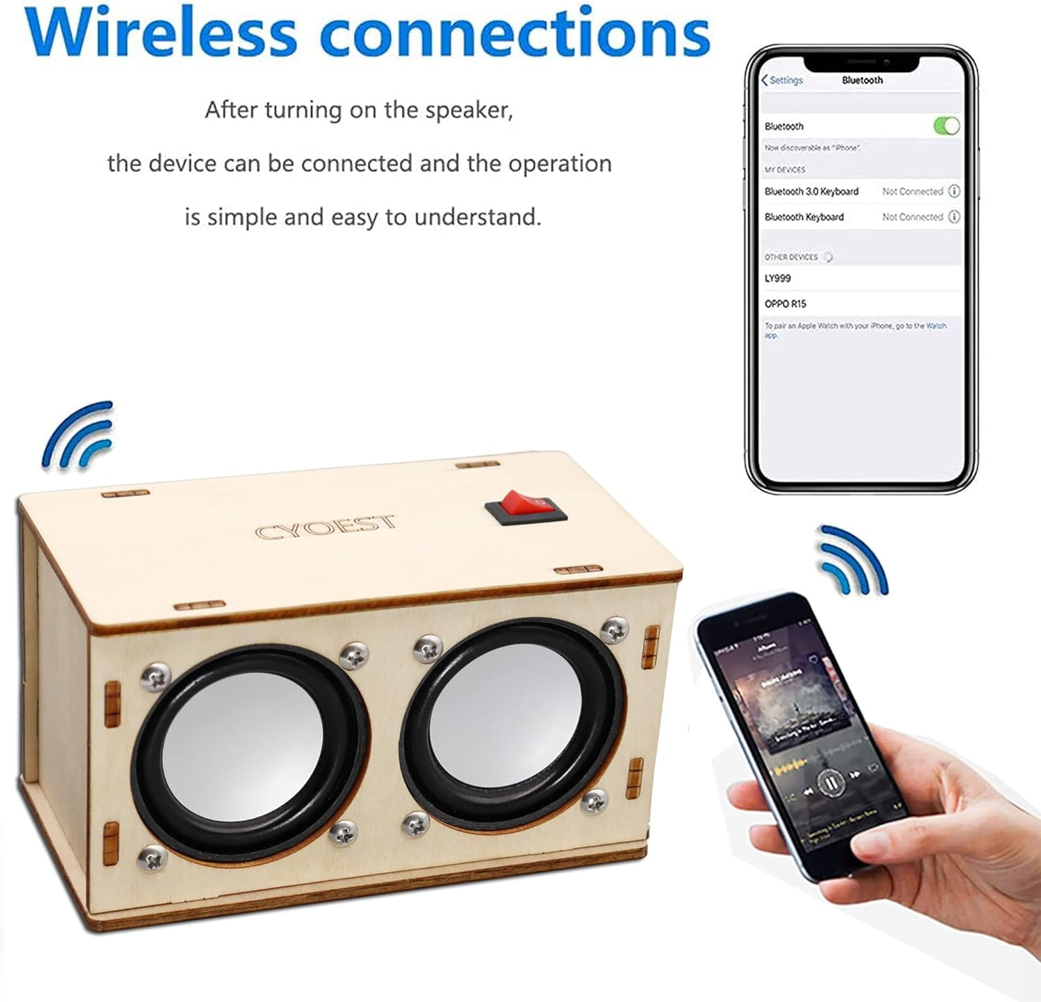 STEM Projects for Kids & Adults Build Your Own Bluetooth Speaker Age 10+