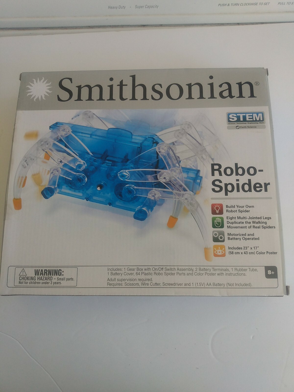 Smithsonian Science Robo Spider Build Kit Educational Toys Kids Playset Ages 8+