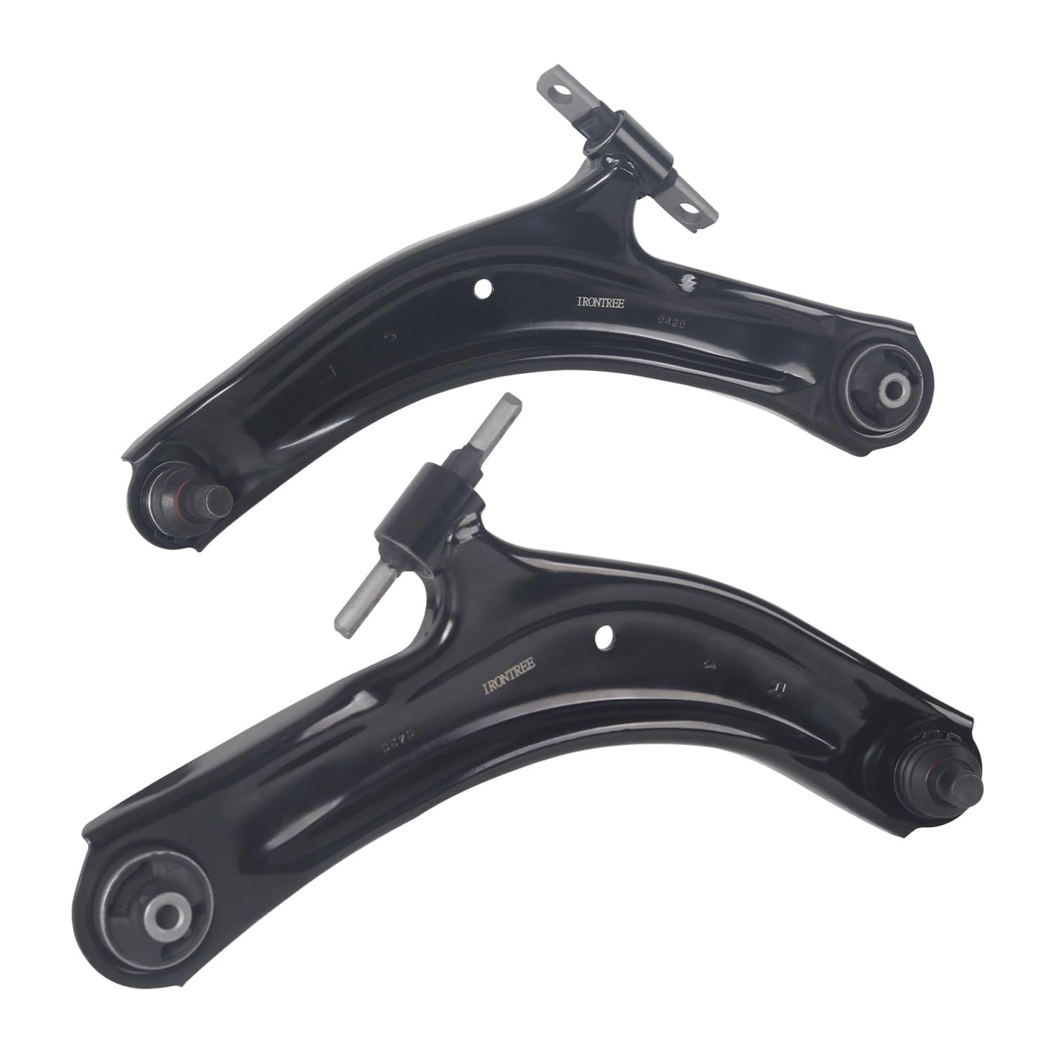 IRONTREE 2Pcs Front Left & Right Lower Control Arm K621452 K621453 and BLACK