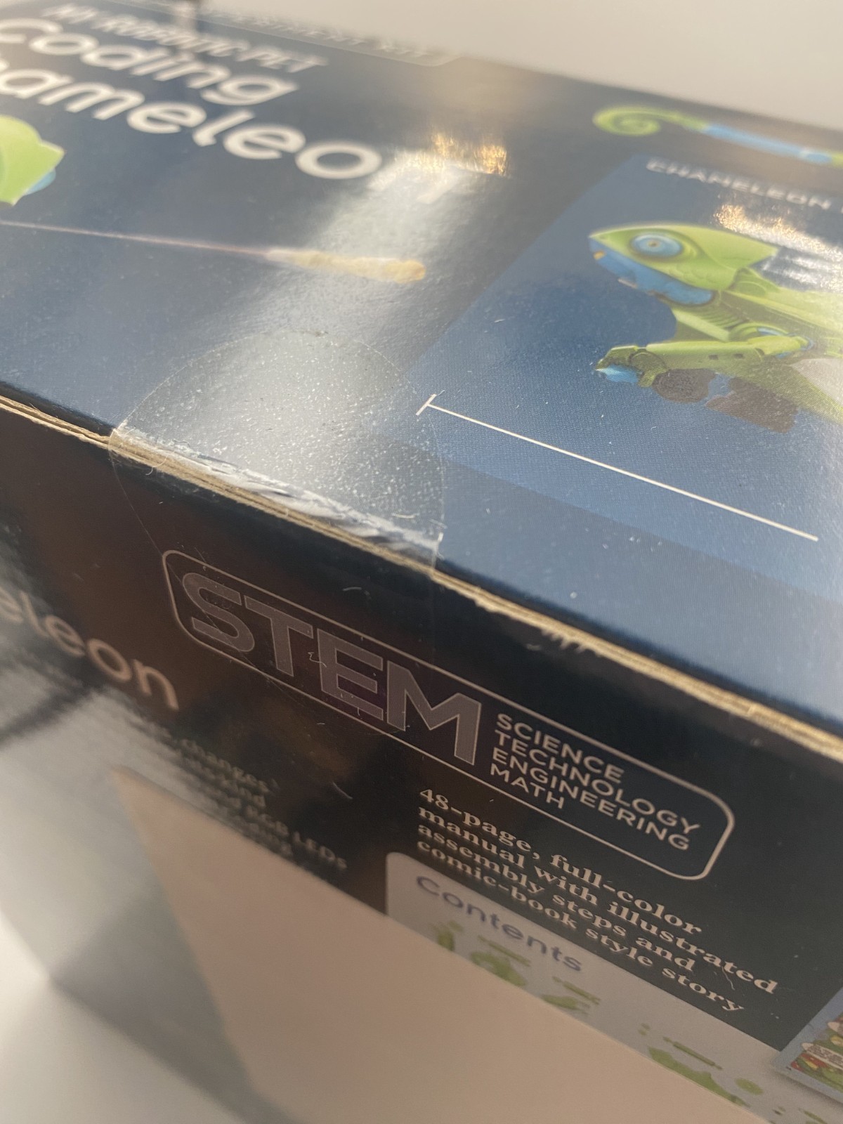 Coding Chameleon STEM Robot Kit – Build Code & Play Robotic Pet for Kids 8+ Gift