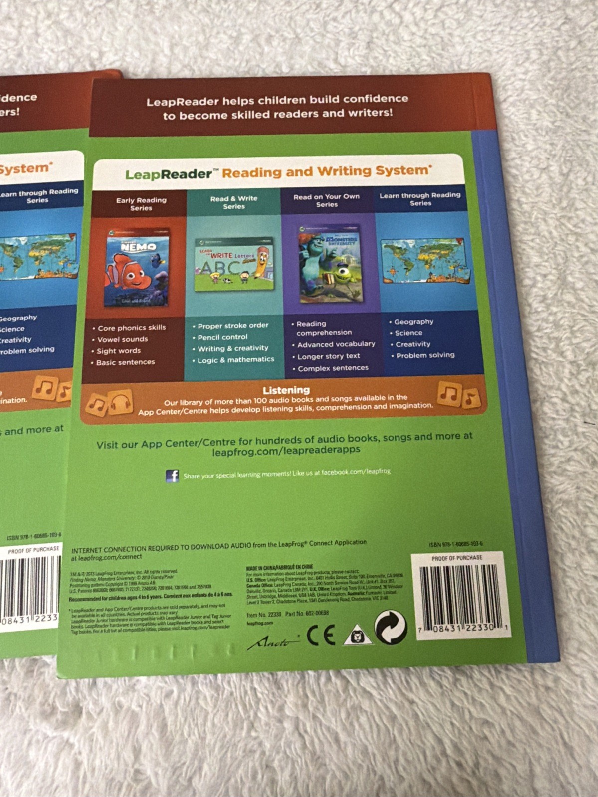 7 Leap Frog Early Reading Set Vowels Consonant Phonics Book Lot TAG Readers