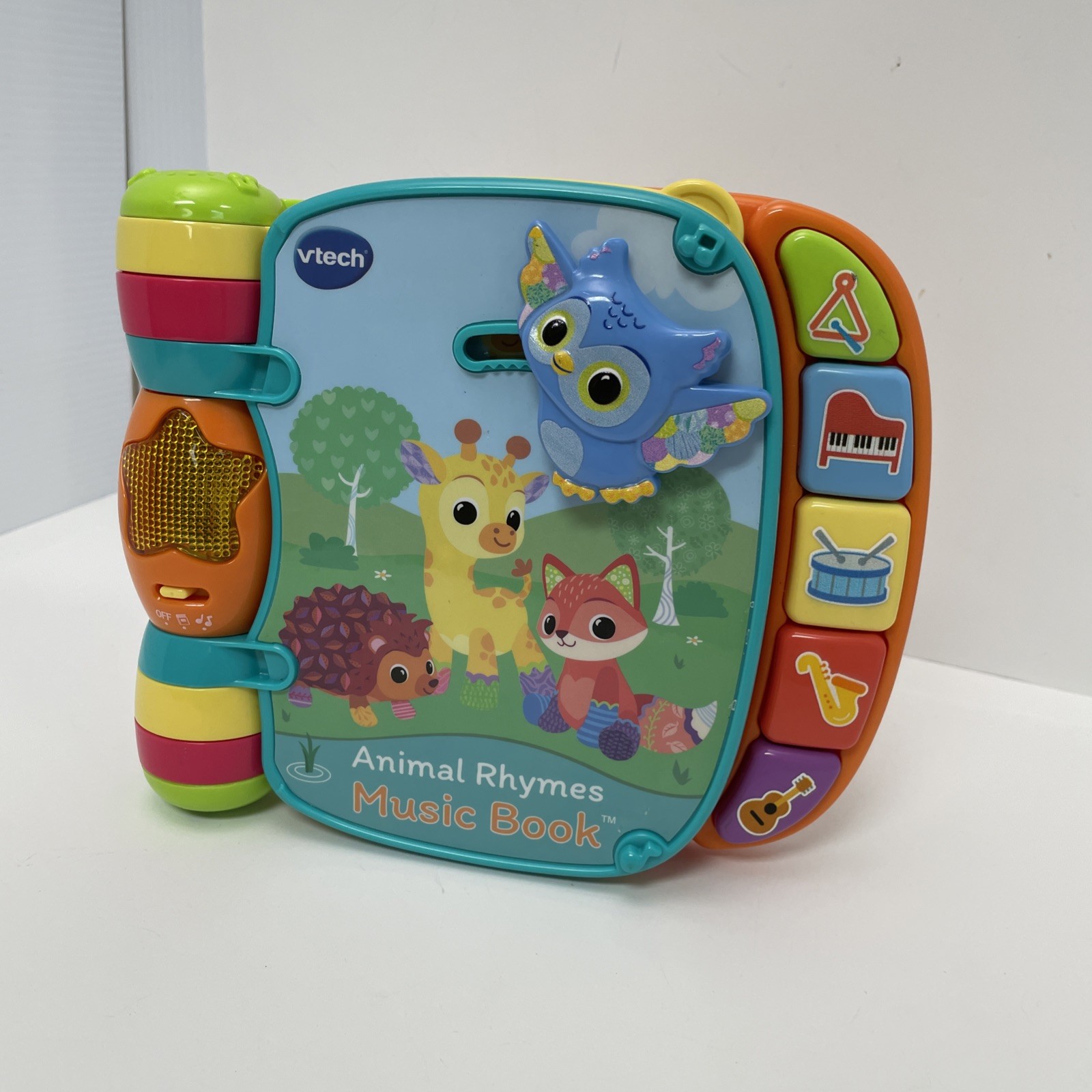 VTech Animal Rhymes Music Book with Interactive Pages Works