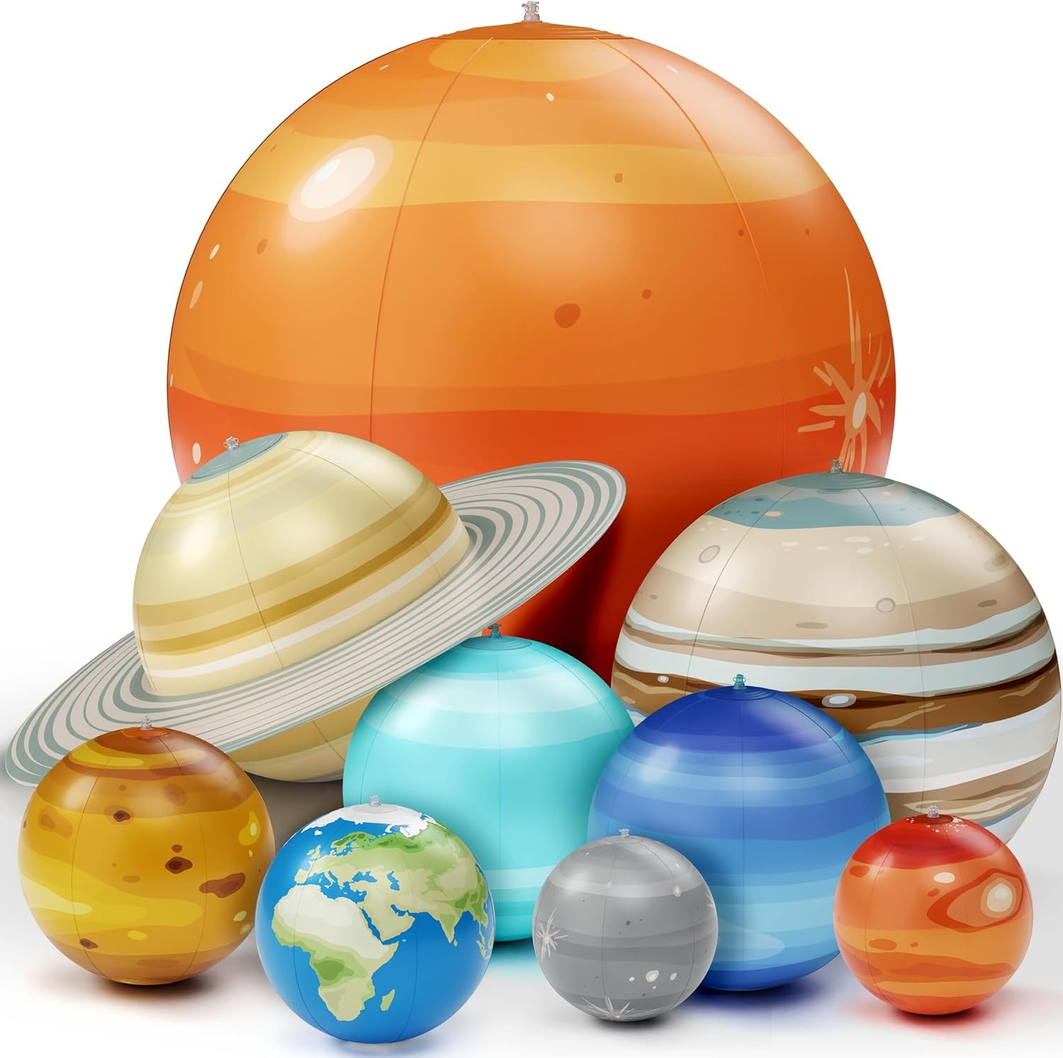 Inflatable Solar System Planets for Kids – Science Toys – Boys Room Decor